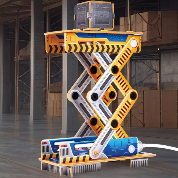 3d puzzle "lift hidraulic" 5
