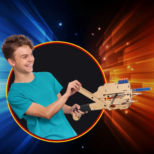 3d puzzle “arbaletă cu darts” 3