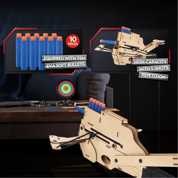 3d puzzle “arbaletă cu darts” 7