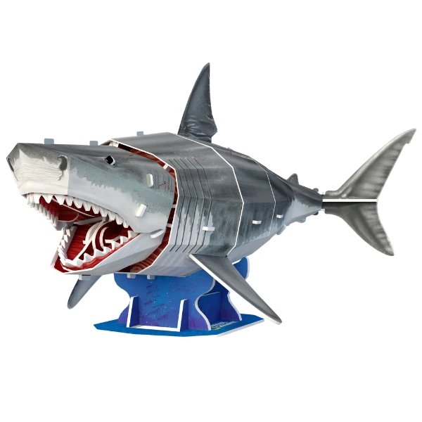 3d puzzle "marele rechin alb", 78 elemente 2