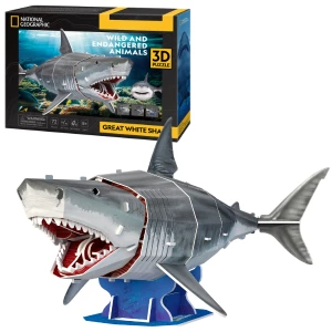 3D puzzle &quot;Marele rechin alb&quot;, 78 elemente