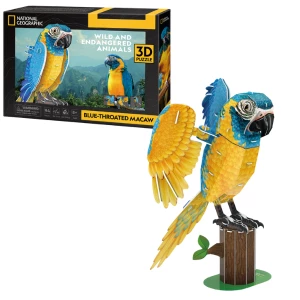 3D puzzle &quot;Ara cu piept galben&quot;, 82 elemente