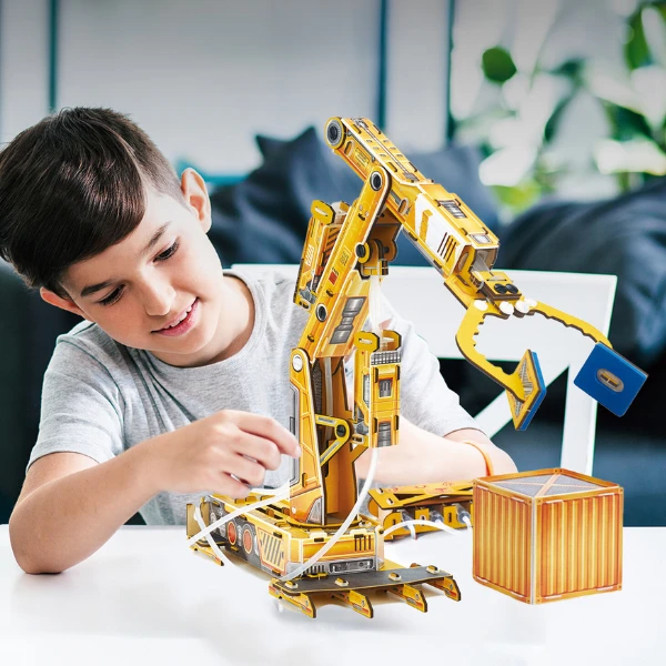 3d puzzle "braț robotic hidraulic", 185 elemente 5