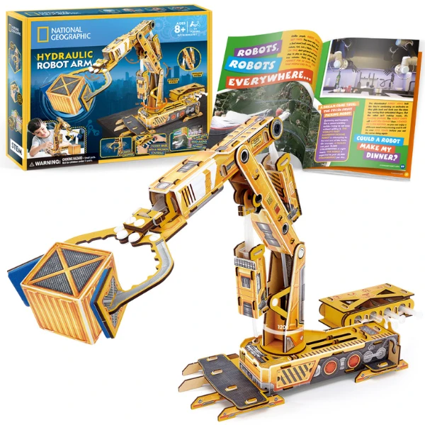 3d puzzle "braț robotic hidraulic", 185 elemente 2