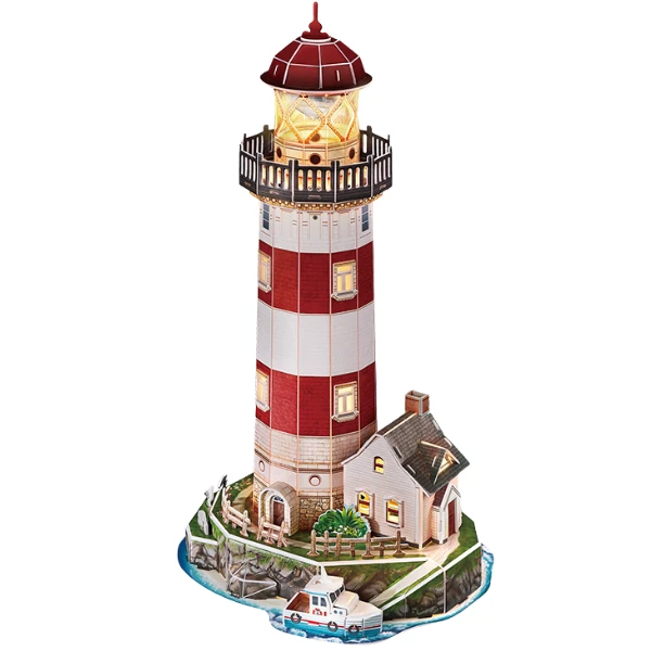 3d puzzle “far”, cu iluminare led, 72 elemente 2