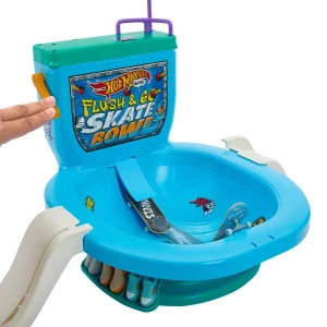 Hot wheels набор для фингербординга flush &amp; go skate bowl Thumbnail 5