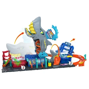 Hot wheels city ultra shark car wash track игровой набор в ассортименте Thumbnail 6