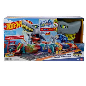 Hot wheels city ultra shark car wash track игровой набор в ассортименте Thumbnail 3