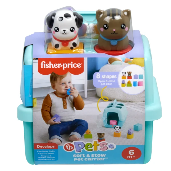 Fisher-price jucărie de sortare a formelor, "transportor de animale" 3
