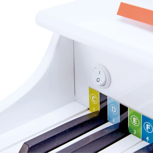 Instrument muzical „pian alb cu scaun” 11