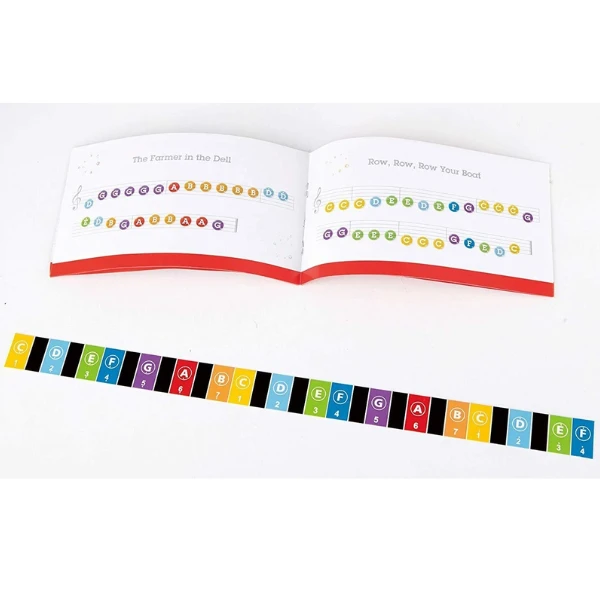 Instrument muzical „pian alb cu scaun” 9