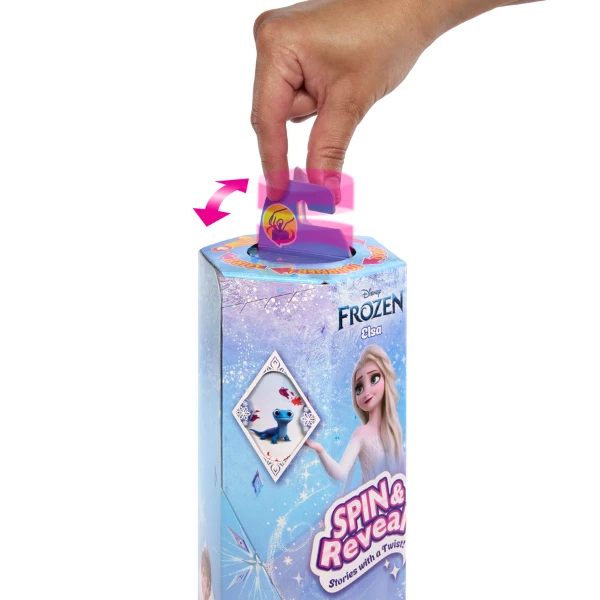Păpușa barbie spin reveal „regina zăpezii elsa” 6