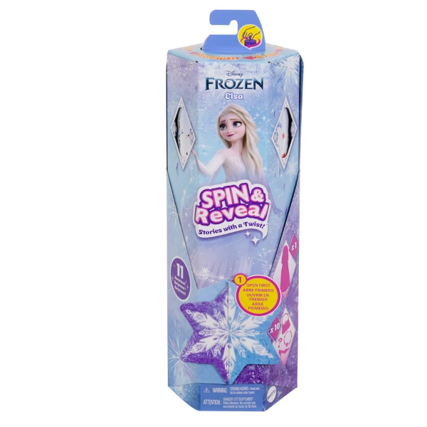 Păpușa barbie spin reveal „regina zăpezii elsa” 3