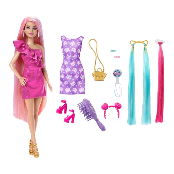 Set de joacă barbie „coafuri uimitoare” 4