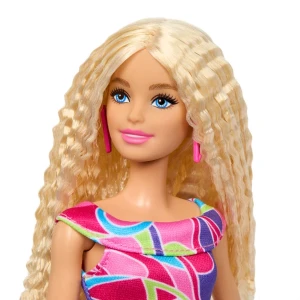 Păpușa barbie "rochie colorată cu un imprimeu atrăgător" Thumbnail 6