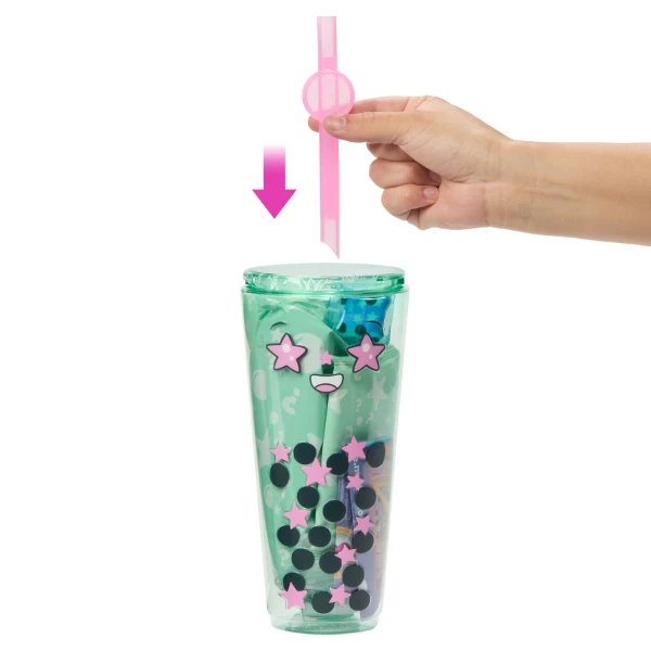 Păpușa barbie pop reveal „ceai verde”, bubble tea series 6