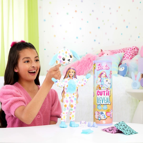 Păpușa barbie cutie „barbie într-un costum de dalmațian, de pluș” 6