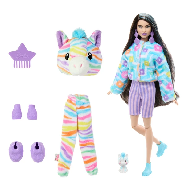 Păpușa barbie cutie „barbie într-un costum de unicorn, de pluș” 2
