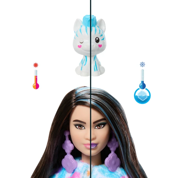 Păpușa barbie cutie „barbie într-un costum de unicorn, de pluș” 5