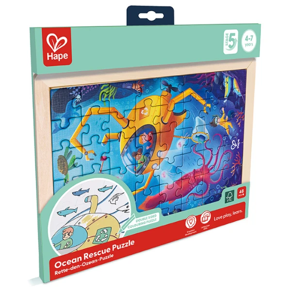 Puzzle 2 în 1 "călătorie subacvatică" 3