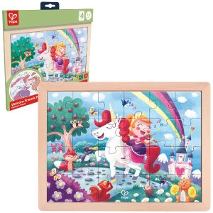 Puzzle 2 în 1 &quot;Unicorn și prieteni&quot;