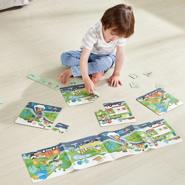 Set puzzle 4 în 1 "operațiunea de salvare" 8