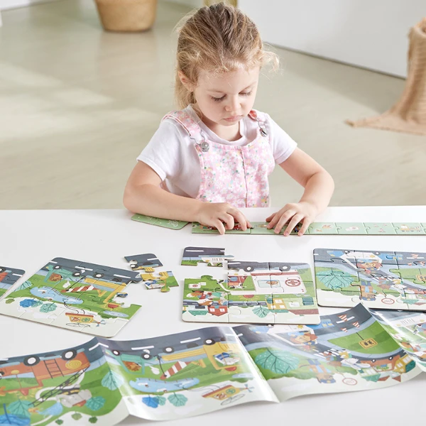 Set puzzle 4 în 1 "operațiunea de salvare" 4