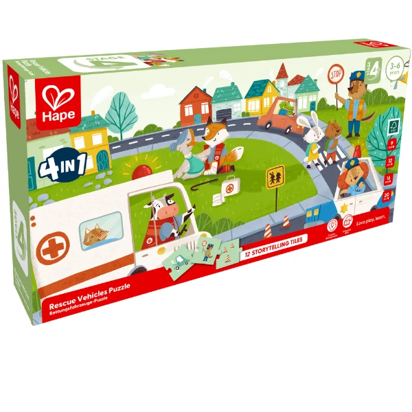 Set puzzle 4 în 1 "operațiunea de salvare" 3