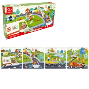 Set puzzle 4 în 1 &quot;Operațiunea de salvare&quot;