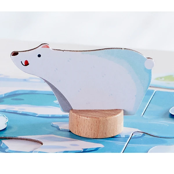 Joc de societate puzzle "ursuleț polar" 7