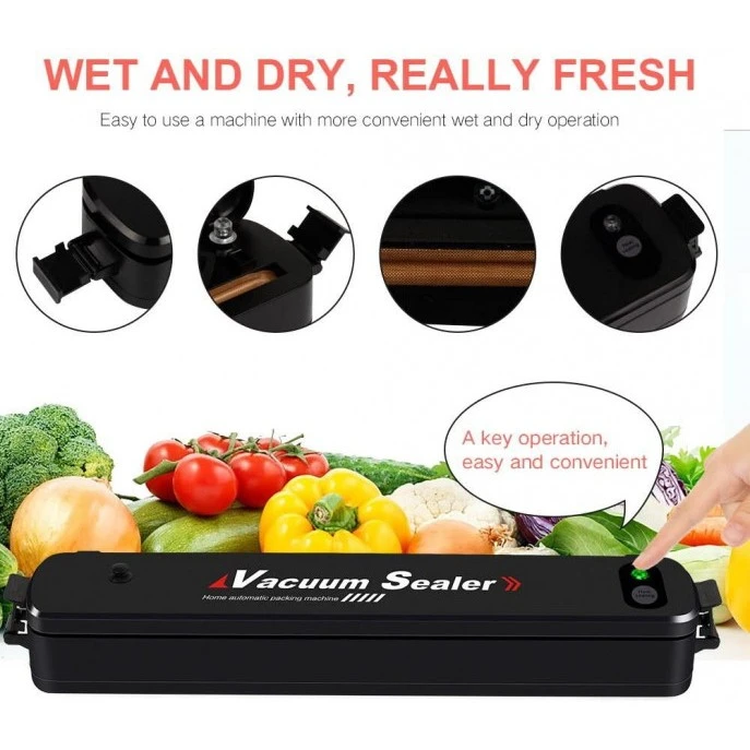 Aparat de vacumat produse, negru (zkfk-004) 6