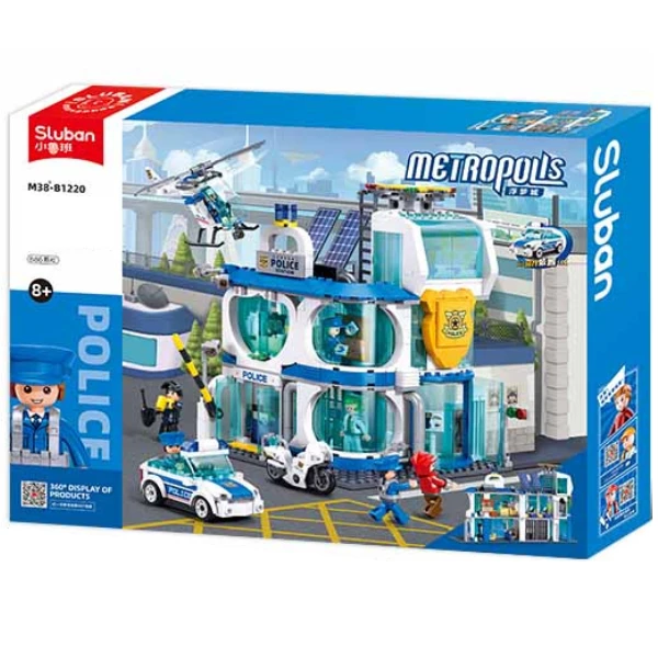 Set de construcție ”departamentul de poliție din oraș", 686 elem. 3