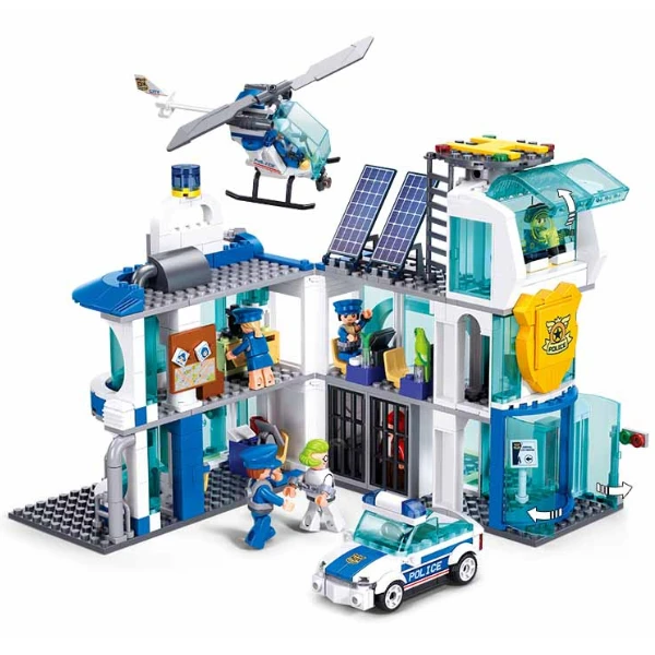 Set de construcție ”departamentul de poliție din oraș", 686 elem. 4