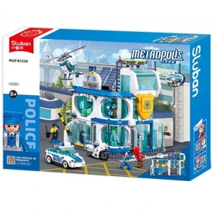 Set de construcție ”departamentul de poliție din oraș", 686 elem. Thumbnail 3