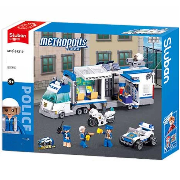 Set de construcție ”sectorul de poliție mobil", 510 elem. 3