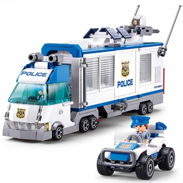 Set de construcție ”sectorul de poliție mobil", 510 elem. 4