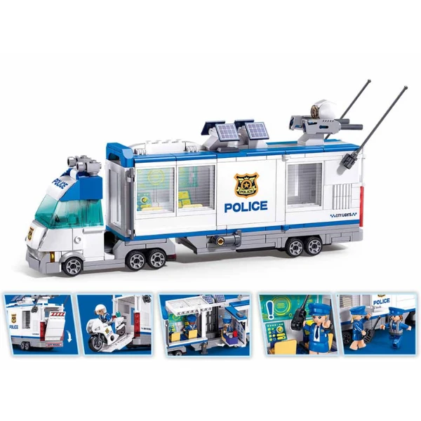 Set de construcție ”sectorul de poliție mobil", 510 elem. 5