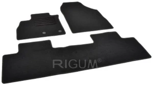 Автомобильный ворсовый коврик салона rigum akt renault scenic  16