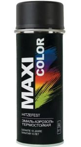 Mx0008 maxi color ral0008 термостойкая эмаль чёрный 400ml