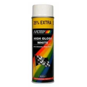 04004 vopsea albă lucioasă 500ml / car white / vopsea