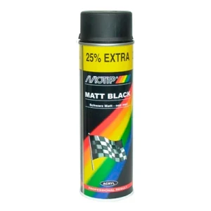 04006 vopsea mată 500ml / car black matt / vopsea