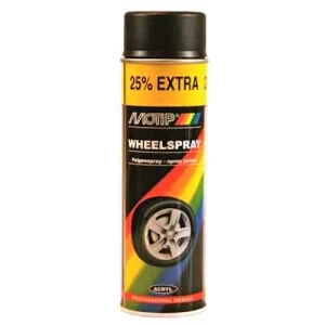 04019 vopsea pentru mată 500ml / wheel spray black mat / vopsea