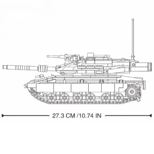 Конструктор “меркава mk4 rc”, на пульте радиоуправления, 891 элем. Thumbnail 6