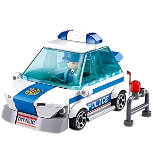 Set de construcție ”poliția de patrulare", 4 modele, de la 97 pînă la 135 elem. Thumbnail 10