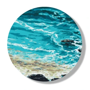 Pictură pe numere d 30 сm (fără cutie) – ocean