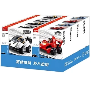 Set de construcție ”automobil de raliu", 4 modele, de la 151 pînă la 164 elem.