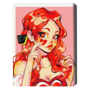 Pictură pe numere 40*50 cm (în cutie) - ziua îndrăgostiților