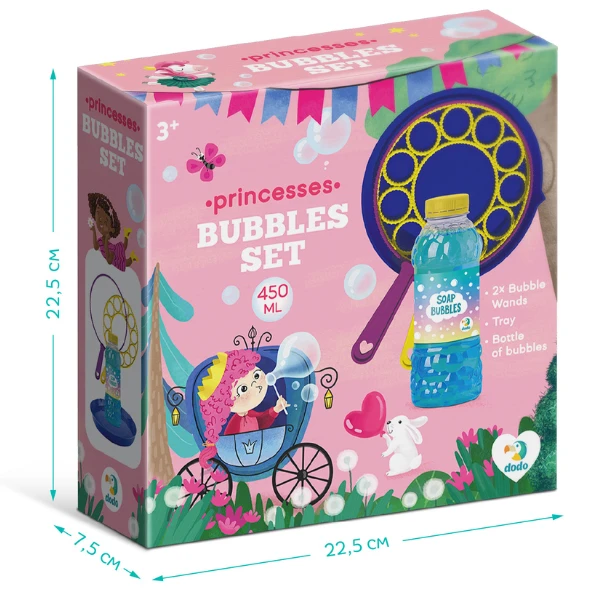 Set baloane de săpun "princese", 450 ml 6