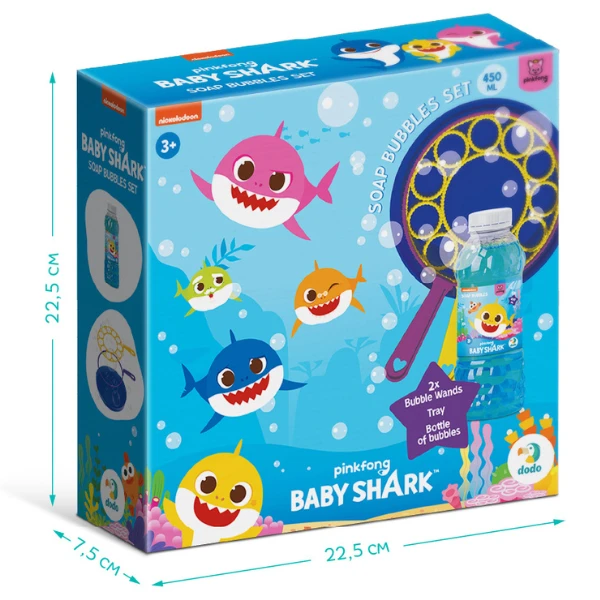 Set pentru baloane de săpun "baby shark", 450 ml 5