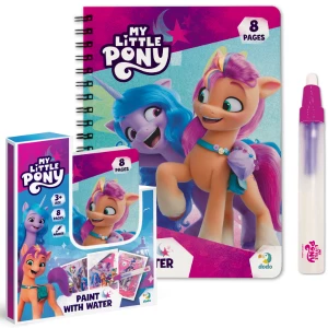 Set de colorat cu apă &quot;Poni&quot;, seria My little pony, 8 pagini